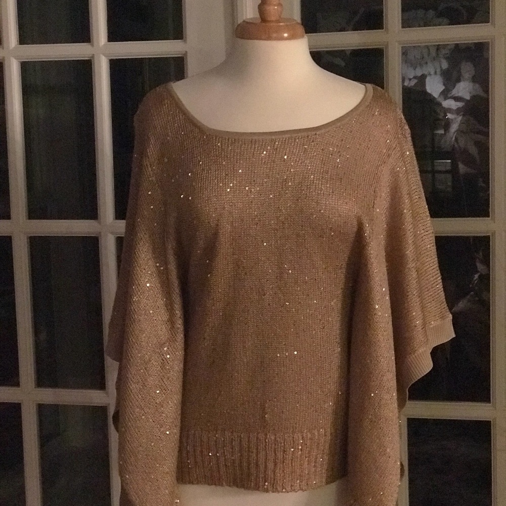 Gold sweater blouse